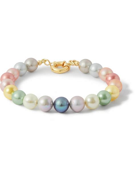 POLITE WORLDWIDE® - 14-Karat Gold Pearl Bracelet POLITE WORLDWIDE®