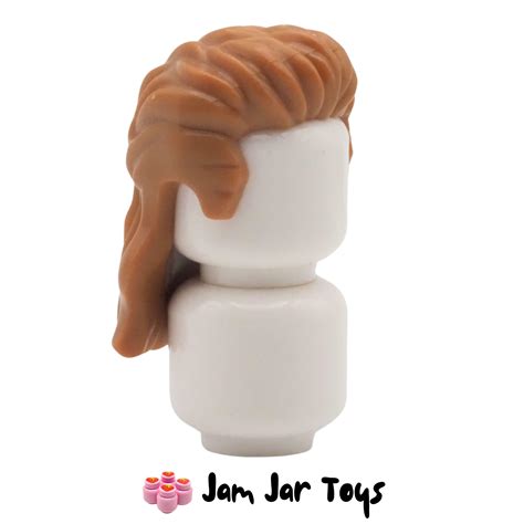 LEGO Medium Nougat Hair Long Mullet Style. FPH162