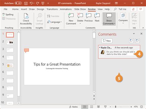 Image result for How to Get Back a Comment On PowerPoint