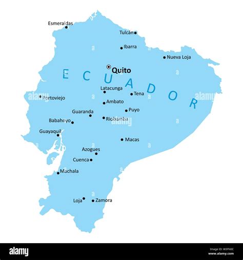 Ecuador map hi-res stock photography and images - Alamy