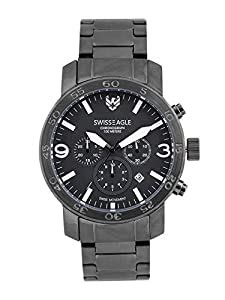Swiss Eagle Analog Black Dial Men's Watch - SE-9102-22 : Amazon.in: Fashion