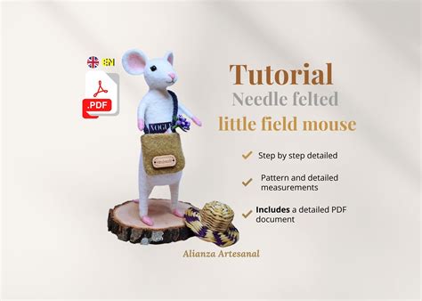 Image result for Needle Felt Mouse Tutorial