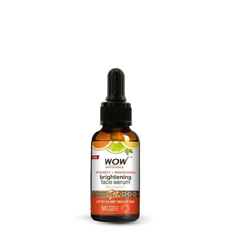 WOW Skin Science Brightening 20% Vitamin C Face Serum | Boost Collagen ...