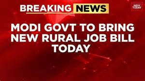 Government to introduce new rural job law in Parliament increasing work ...