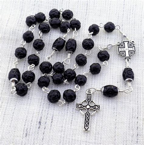 Anglican Rosary Beads - Czech Glass Anglican Rosary Beads - Celtic ...