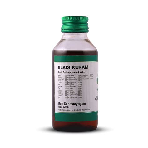 Pankajakasthuri Eladi Keram 100ml - Cureka - Online Health Care ...
