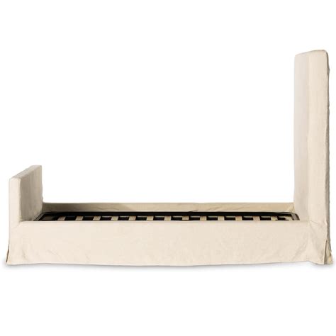 Daphne Slipcover Bed, Brussels Natural – High Fashion Home