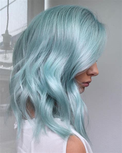 Pin by Erin on ice blue hair | Mint hair color, Hair color blue, Mint hair
