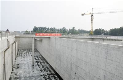 菏泽日报数字报-市第一污水处理厂 二期扩建工程竣工通水