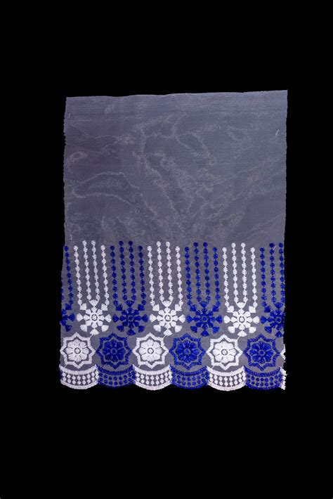 Multi head Thread embroidery laces On soft net « Pingaaksh