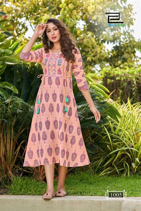 Blue Hills Spicy Vol 1 Summer Special Long Kurti Collection Wholesale ...