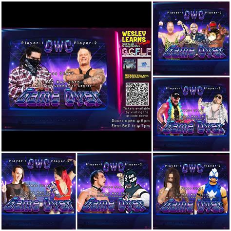 Colorado Wrestling Connection Presents: GAME OVER! Colorado Springs Colorado! May 26th! : r ...