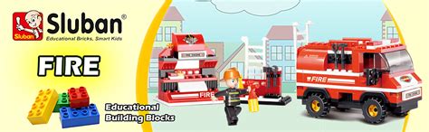 Sluban Mini Fire Truck, Multi Colour : Amazon.in: Toys & Games