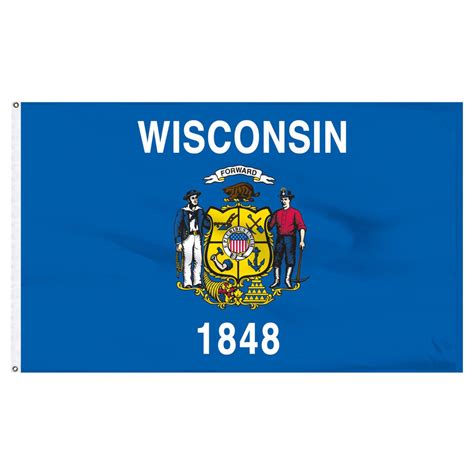 Wisconsin State Flag – All American Flag Company