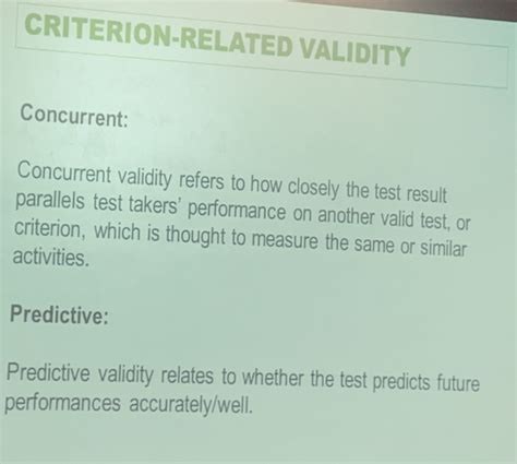 Image result for Criterion-Related Validity Examples