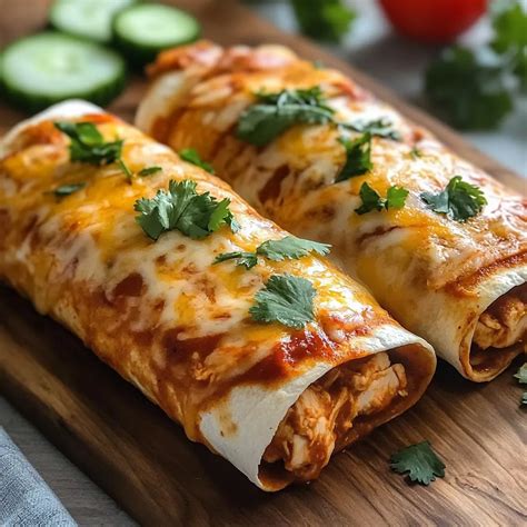 Easy Baked Chicken Chimichangas Recipe - Kitchen Scroll