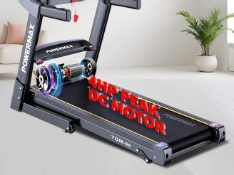 Powermax Fitness TDM-96 (4HP Peak) Motorized Foldable Running Machine ...
