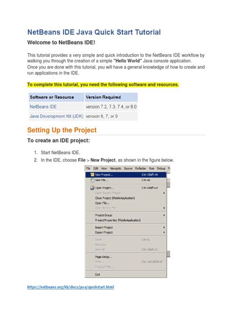 Image result for NetBeans IDE Java Quick Start Tutorial