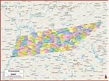 Buy 60 x 45 Giant Tennessee State Wall with Counties - Classroom Style ...