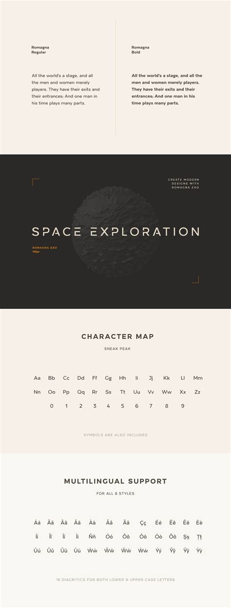 Romagna Versatile Sans Serif | AlienValley | Sans serif, Serif ...