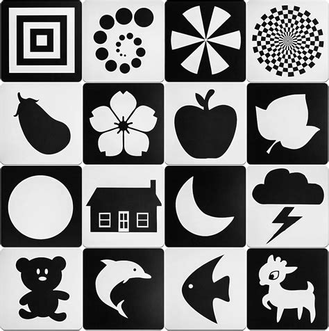 Red Black And White Patterns For Babies