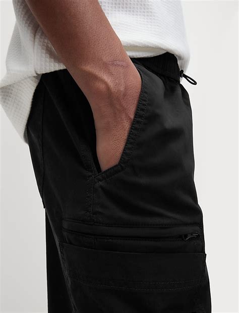 Buy Loose Fit Parachute Cargo Trousers at Marks & Spencer