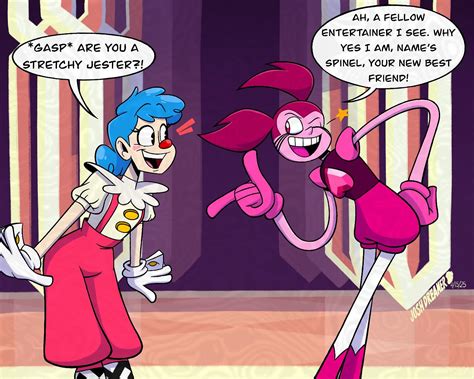 Joshua Green | 🤡Dottie meets Spinel!!💎 (Art protected by AI Disturbance Filter) | Instagram