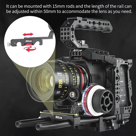 Buy Nitze Follow Focus Kit with Drive Gears, Gear Ring Belt, Crank and ...