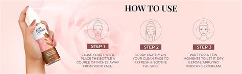 Just Herbs Ayurvedic Gulab Jal/Rose Water Spray Facial Mist Toner For ...