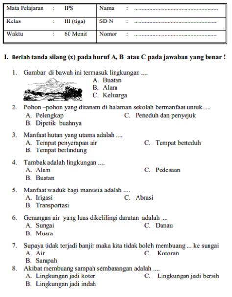 Contoh Soal IPS: Latihan Persiapan Ujian