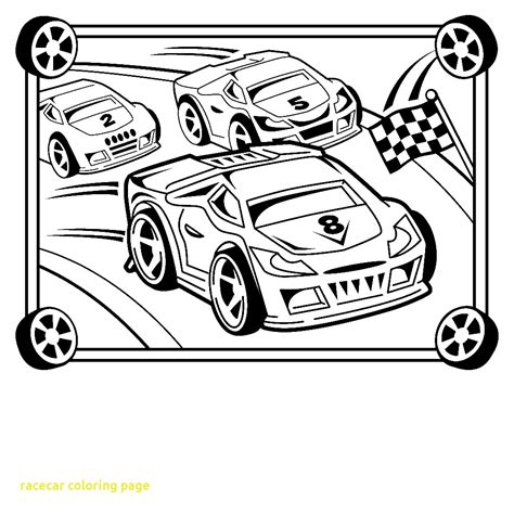 Cool Race Car Coloring Pages at GetColorings.com | Free printable ...