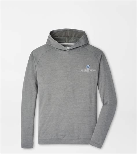 Johns Hopkins University Pine Performance Hoodie | Men's Collegiate ...