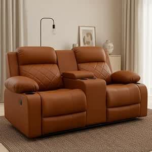 S Craft Sofas Luxury 2 Seater Electric Recliner Sofa – Dual Motorized ...