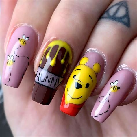 13 Cute Winnie the Pooh Nails Ideas You'll Love