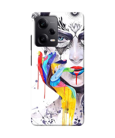 Girl color hand Redmi Note 12 Pro 5G Back Cover Case Online at Best ...