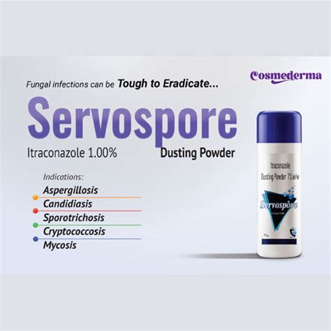 Itraconazole 1.00% w/w Dusing Powder Servocare Lifesciences
