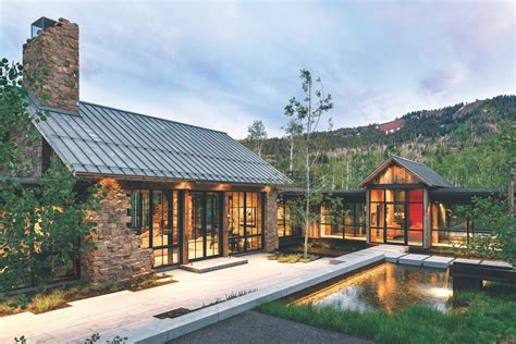 A Modern Home With Rustic Materials - Mountain Living