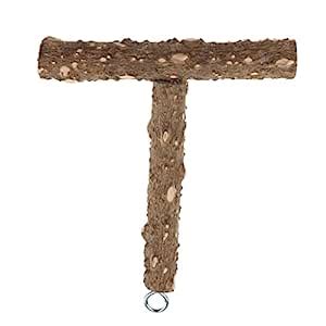 arythe Bird Parrot Scratching Chewing Stick T-Shape Jumping Standing ...