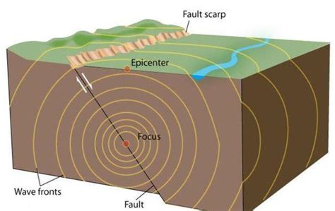 diagram of origin of earthquake - Brainly.in