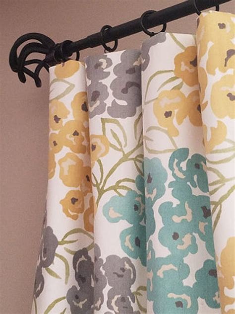 This item is unavailable | Etsy | Yellow and grey curtains, Teal ...