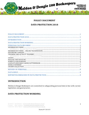 Image result for Data Protection Statement Examples