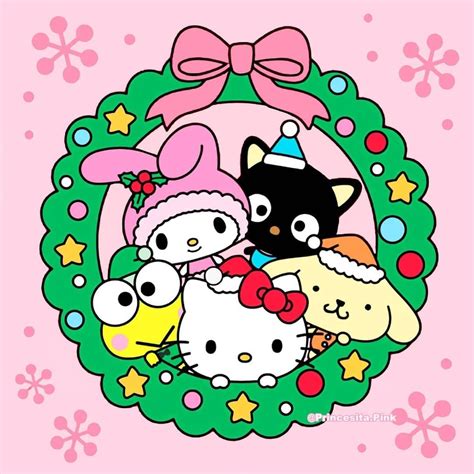 SANRIO CHRISTMAS | Hello kitty characters, Hello kitty christmas, Hello ...