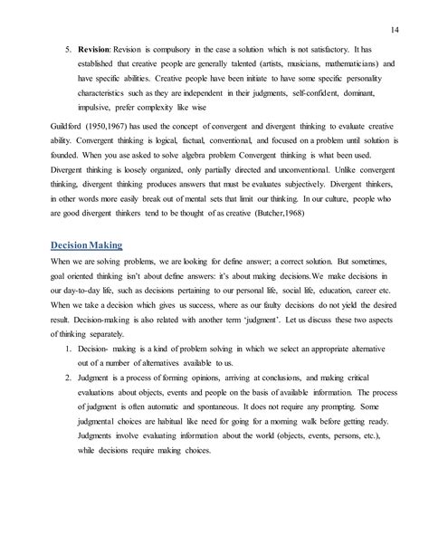 Problem solving in Psychology perspect | DOCX