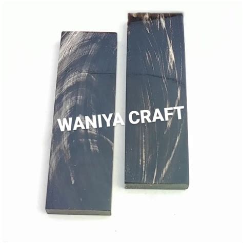 White Stripes Water Buffalo Horn Scale – Waniya Craft