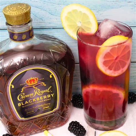Blackberry Cobbler Cocktail With Crown Royal Whiskey - Dinners Done Quick