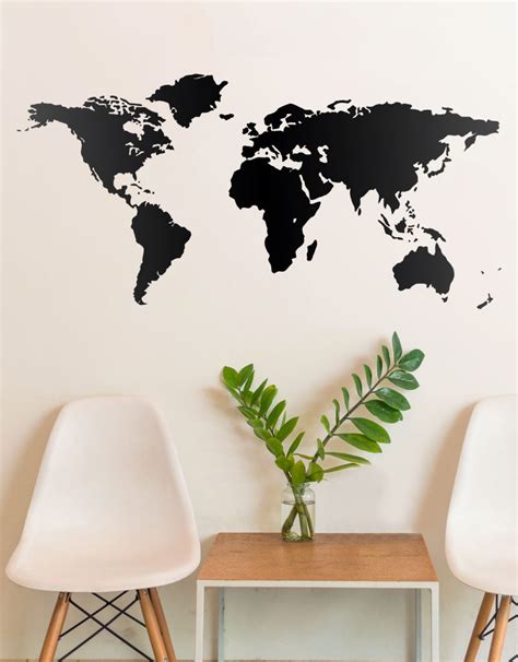 World Map Wall Sticker 的图像结果