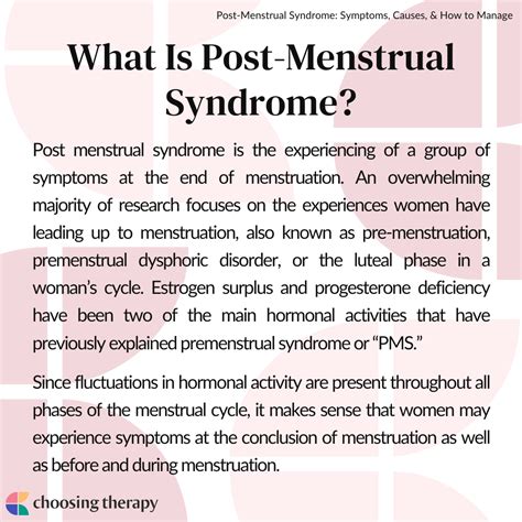 Why Do I Feel Awful After My Period?