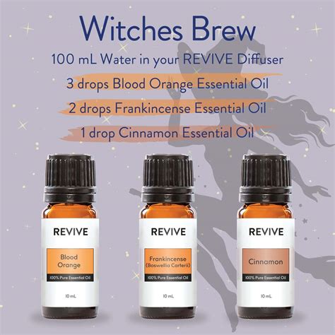 Halloween Diffuser Blends - REVIVE Essential Oils