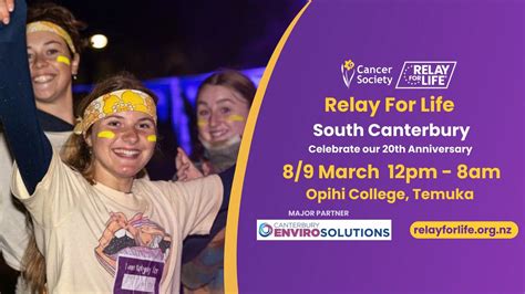 Relay For Life 2025 - South Canterbury , Richard Pearse Dr, Temuka 7920 ...