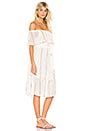 Michael Stars Beach Stripe Ruffle Dress in Chalk | REVOLVE